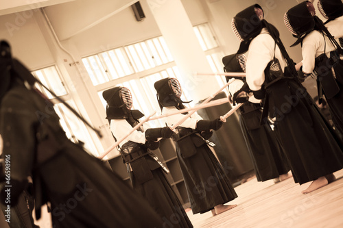 kendo, training at Osaka Shudokan Martial Arts Hall,17May2014