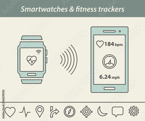 Smartwatch and fitness tracker