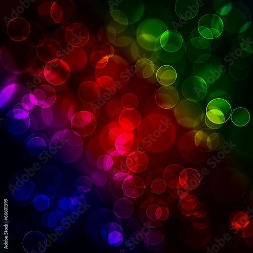 Abstract colourful bubbles. © dziewul