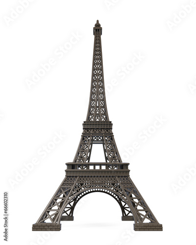 Eiffel Tower Isolated © nerthuz