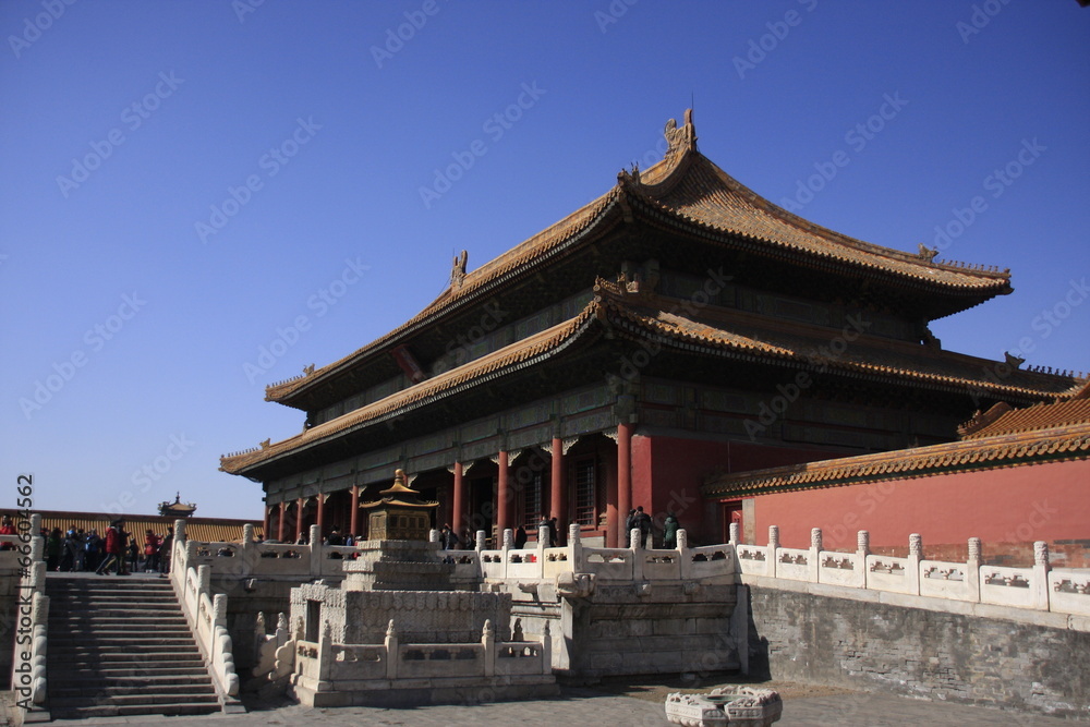 un temple dans la cité interdite