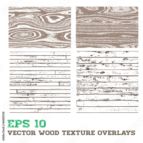 Wood Texture Overlay Design Elements