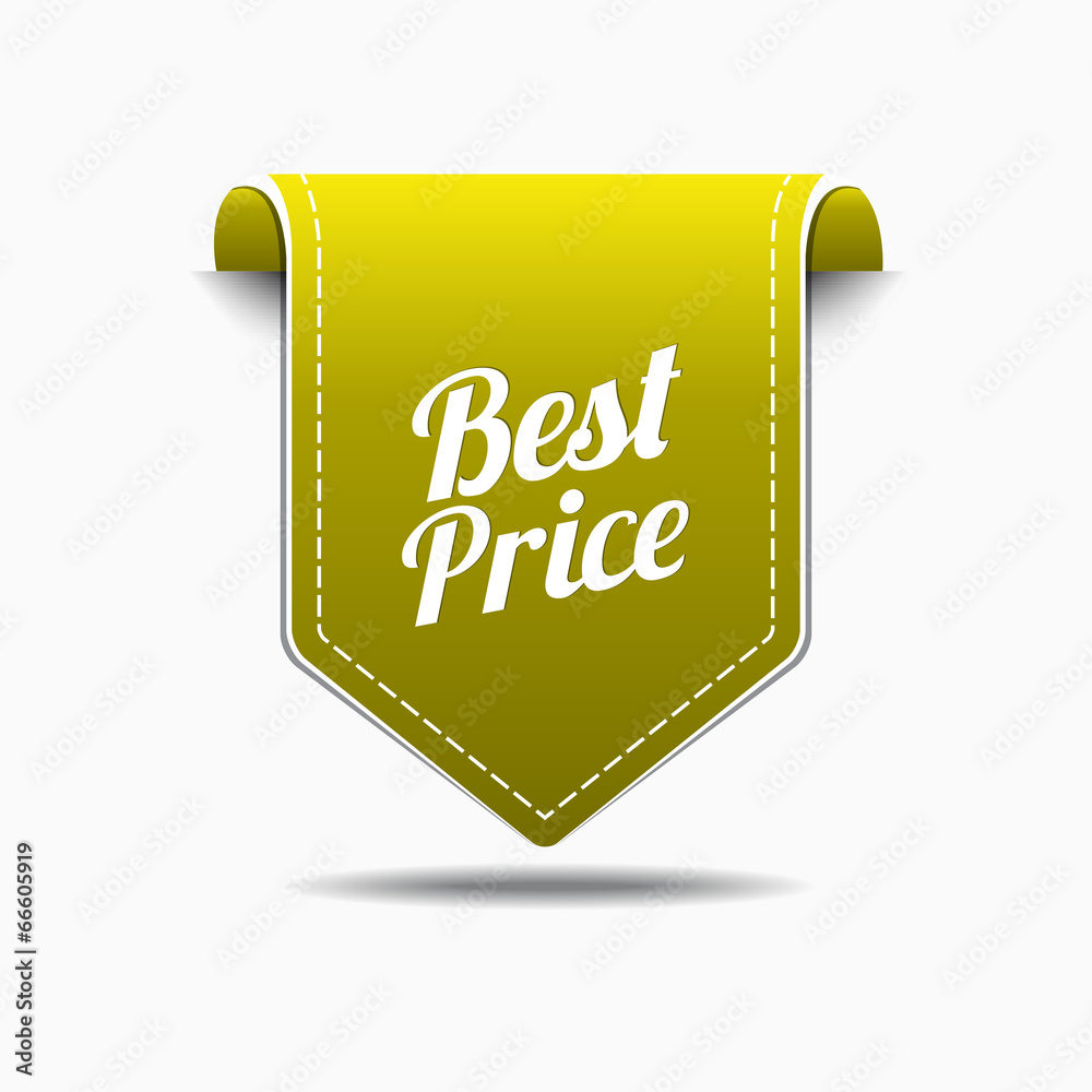Best Price Yellow Label Icon Vector Design Best Price Yellow Label Icon Vector Design