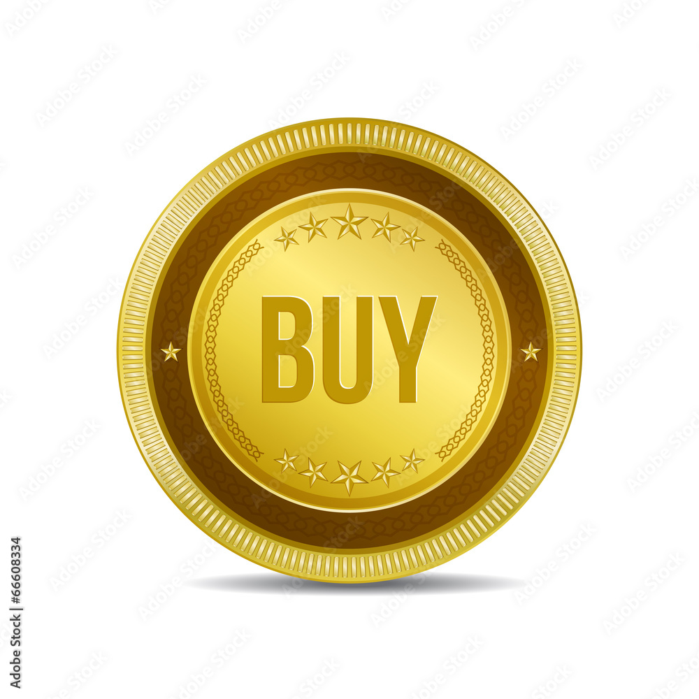 Buy Circular Vector Gold Web Icon Button Buy Circular Vector Gold Web Icon Button