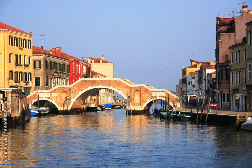 Venise le pont des trois arches