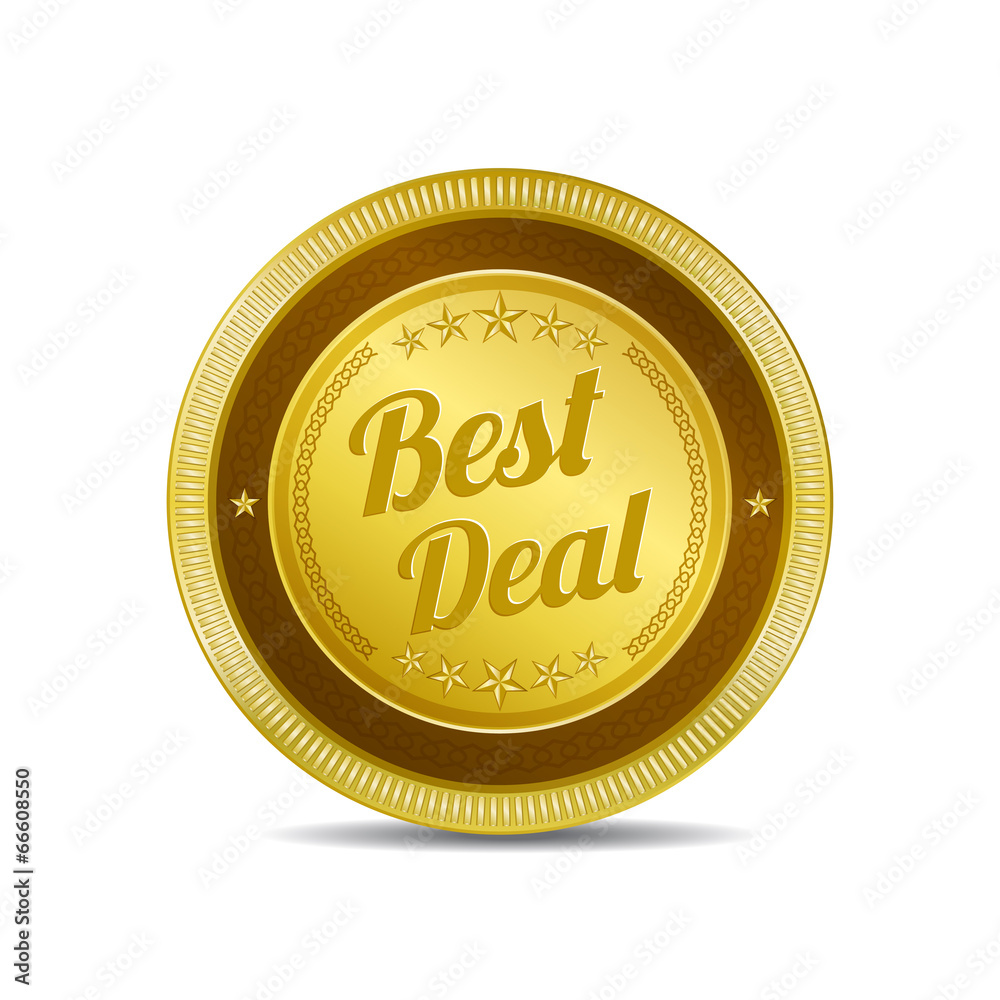 Best Deal Glossy Shiny Circular Vector Button Best Deal Glossy Shiny Circular Vector Button