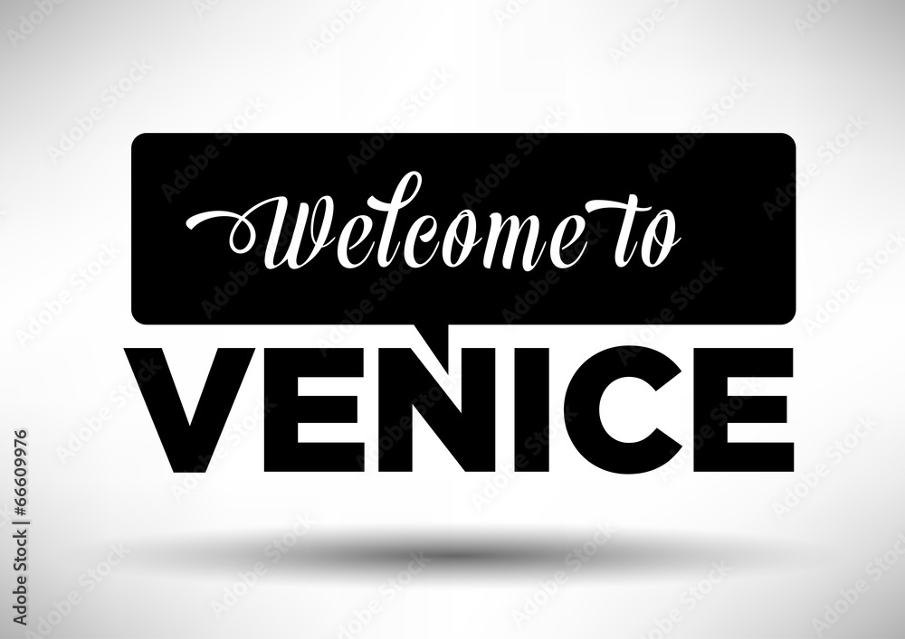 Venice City Typography Design