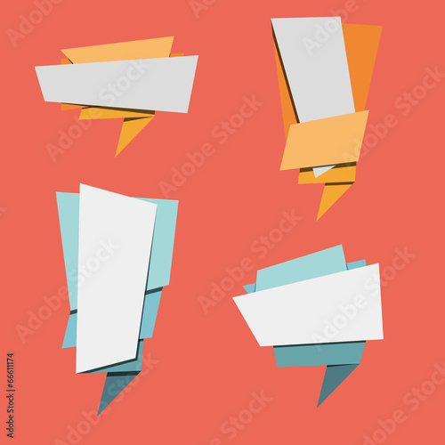 Abstract shape elements for info graphics