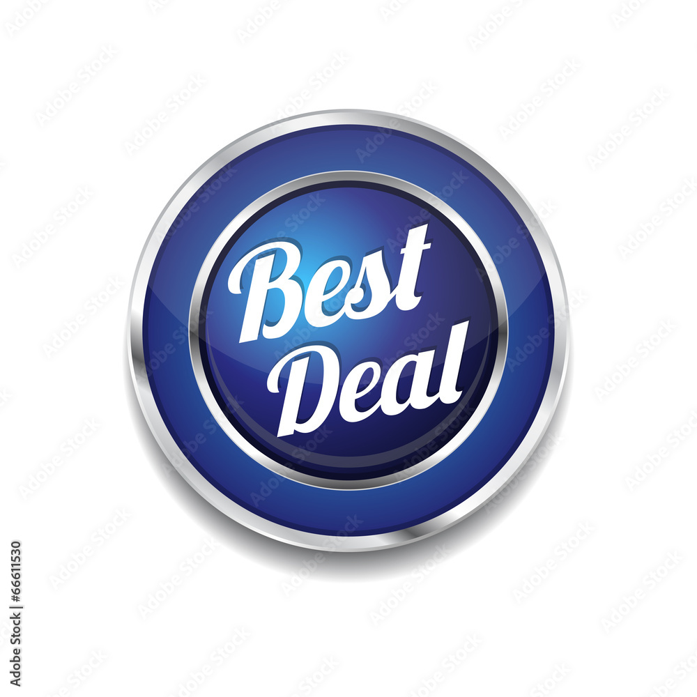 Best Deal Glossy Shiny Circular Vector Button Best Deal Glossy Shiny Circular Vector Button
