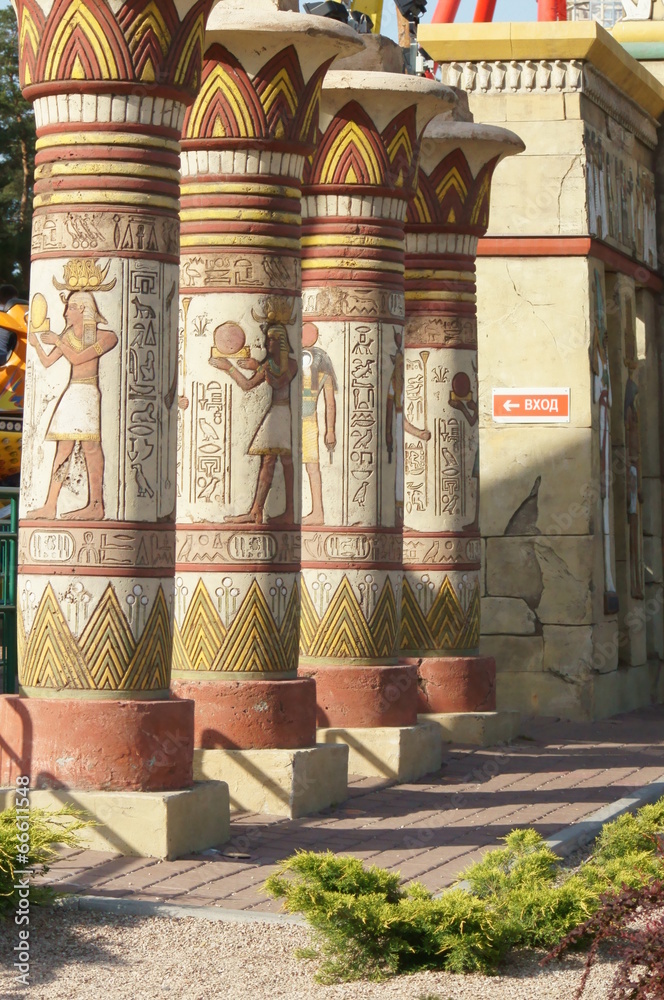 Naklejka premium Columns egypt