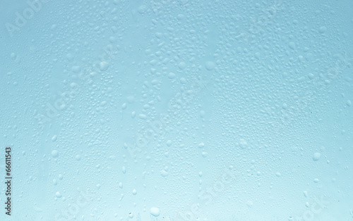 Blue glass water drop background