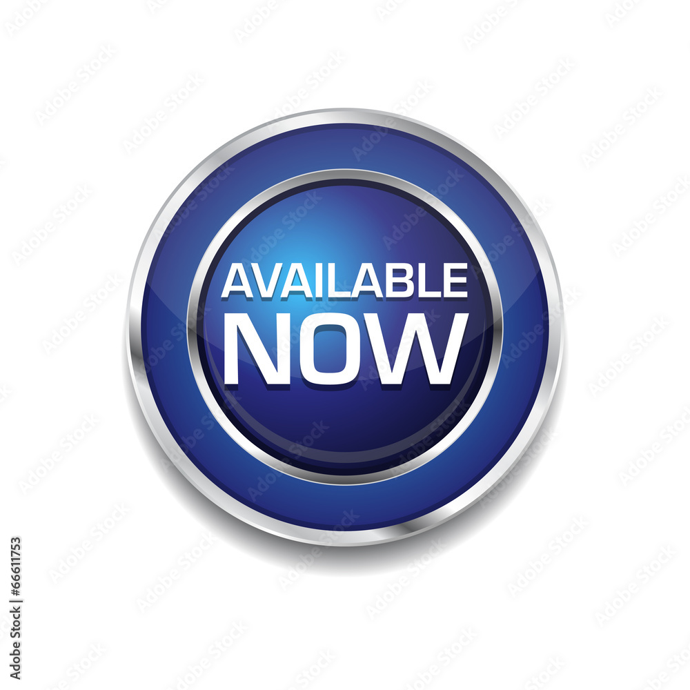 Available Now Glossy Shiny Circular Vector Button Available Now Glossy Shiny Circular Vector Button