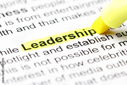 Leadership Text with Highlighter
