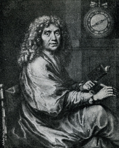 Moliere ( J. B. Nolin (1685) from painting of P. Mignard) © Juulijs
