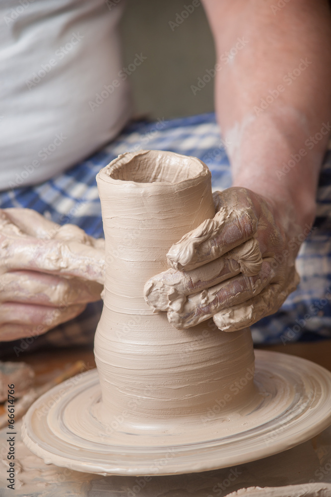 Hands of a potter Hands of a potter