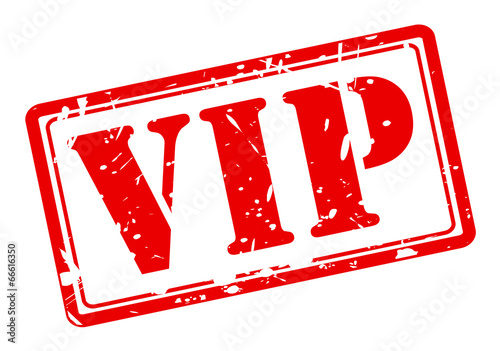 VIP red stamp text