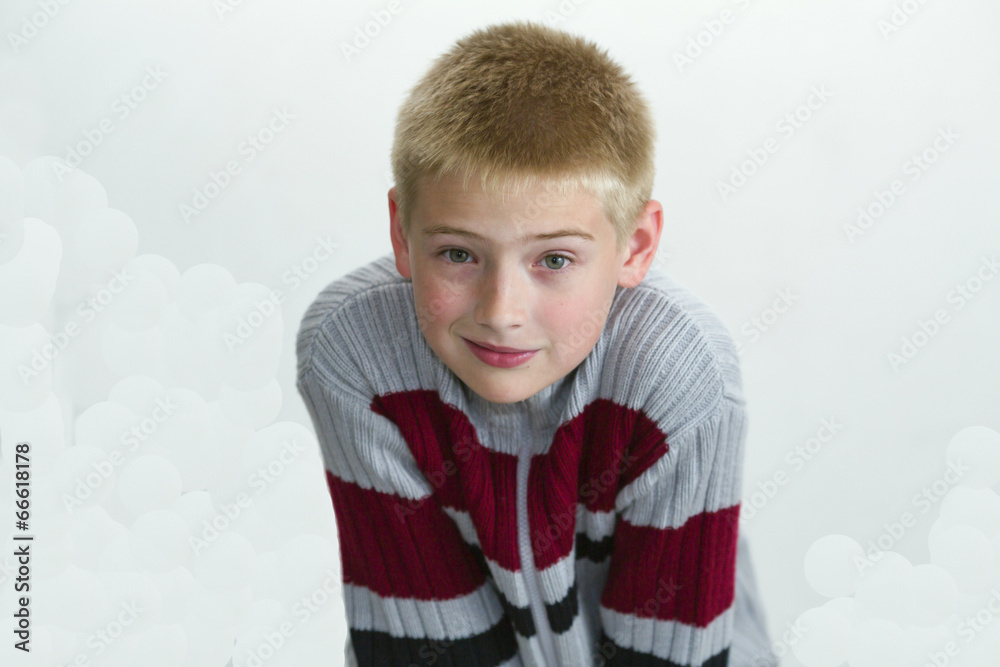 Portrait of a handsome boy