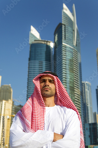 Portrait of the young arabi...