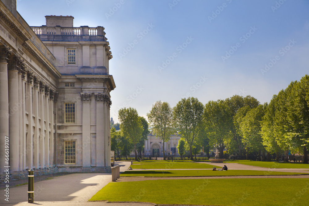 Naklejka premium London, Greenwich Painted hall and Royal chapel