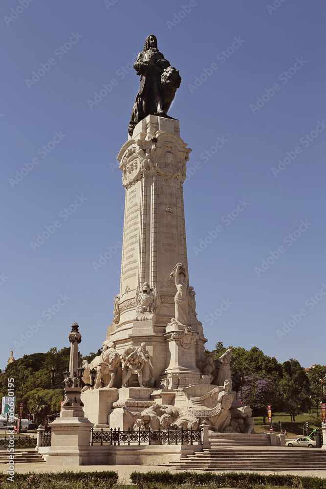 statue du marquis de Plombal Lisbonne