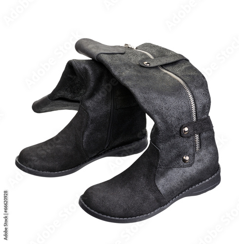 Women boots, isolated