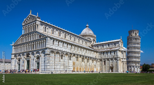 Pisa Cathedral and The leaning tower - Pisa Italy