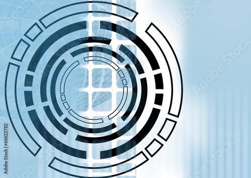 blue tech background