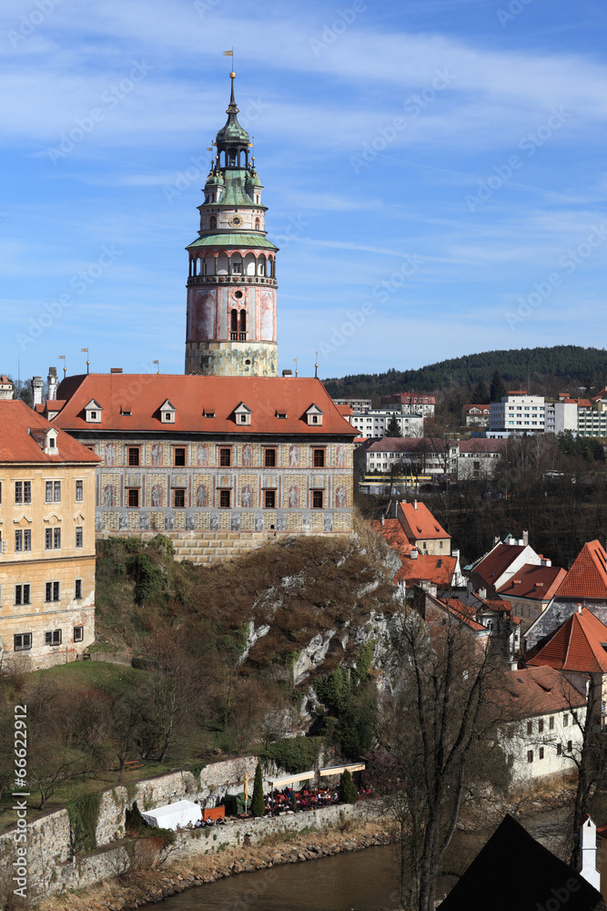 Obraz premium View of Cesky Krumlov Castle