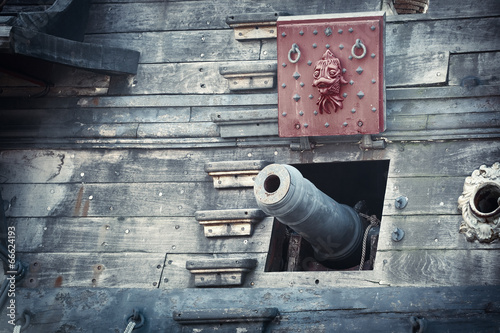 Old pirate ship