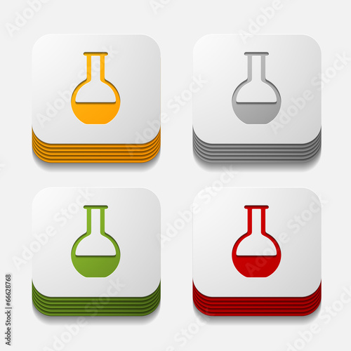 square button: tube