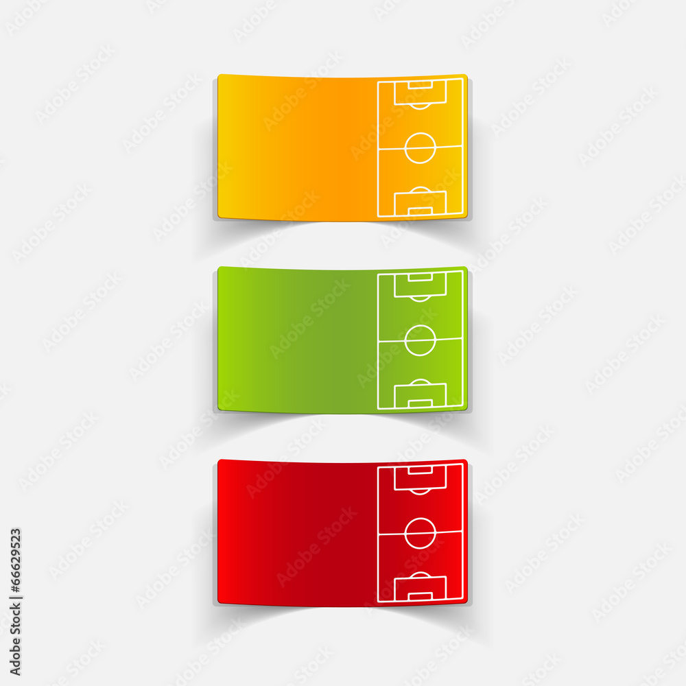 realistic design element: playing field