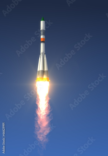 Fototapeta Naklejka Na Ścianę i Meble -  Cargo Rocket Launch