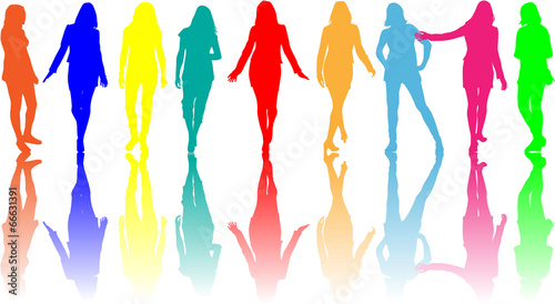 Women silhouettes