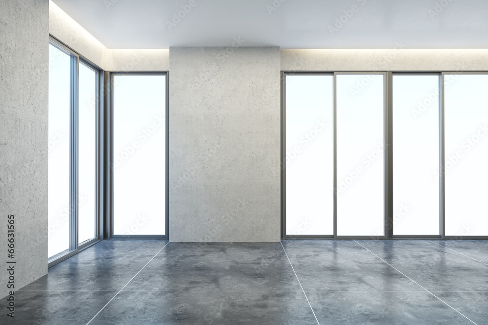 Obraz premium empty new office room