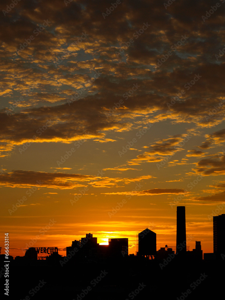 New York City Water Tower Sunrise-12