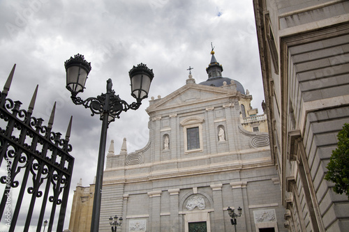 Cathedral Santa Maria la Real de La Almudena in Madrid, Spain.