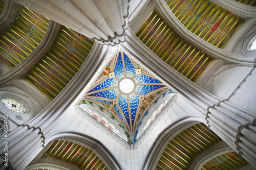 Cathedral Santa Maria la Real de La Almudena in Madrid, Spain.
