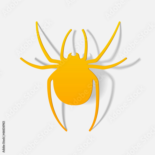realistic design element: spider