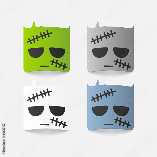realistic design element: zombie