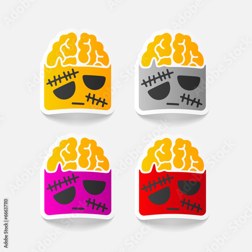 realistic design element: zombie