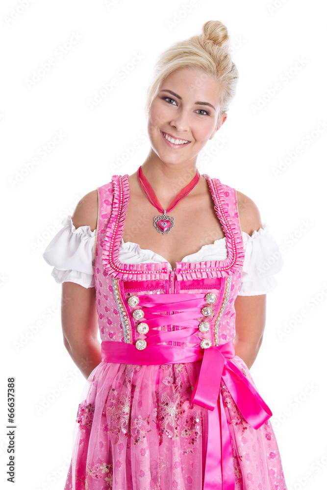 Freisteller: Attraktive Frau aus Bayern am Oktoberfest Freisteller: Attraktive Frau aus Bayern am Oktoberfest