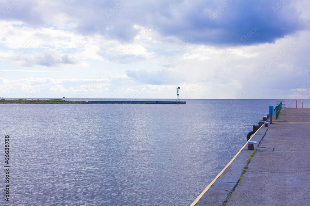 port on the Baltic sea