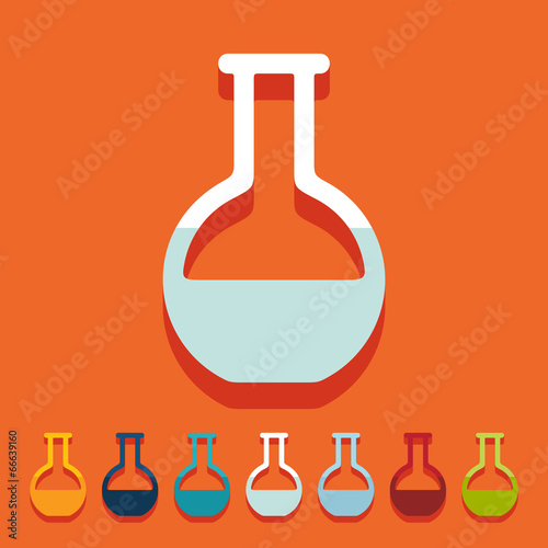 Flat design: medicine