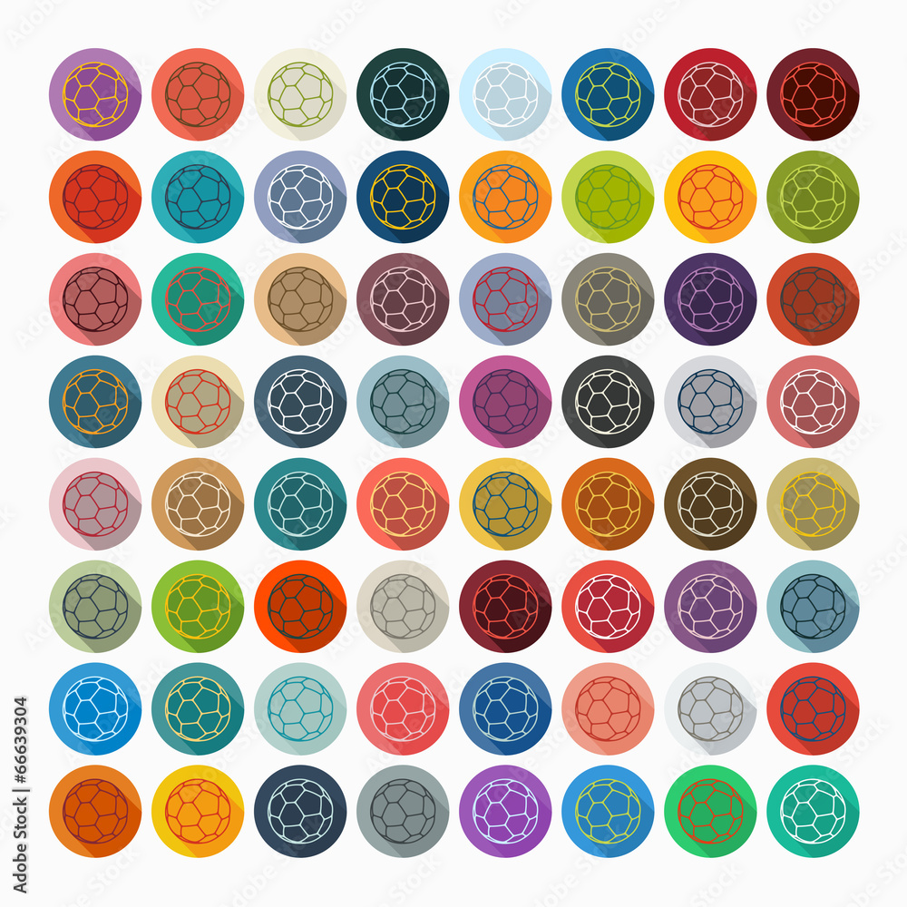 Flat design: ball Flat design: ball