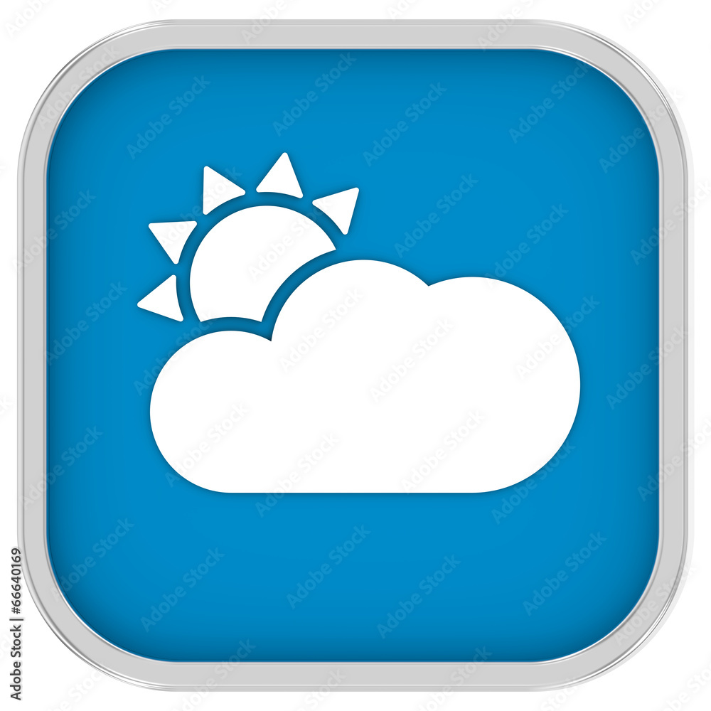 Mainly clear or partly cloudy with sunny intervals sign Mainly clear or partly cloudy with sunny intervals sign