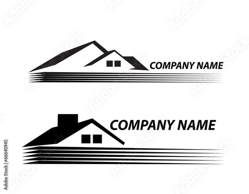 House logo  very detailed and expressive Real Estate