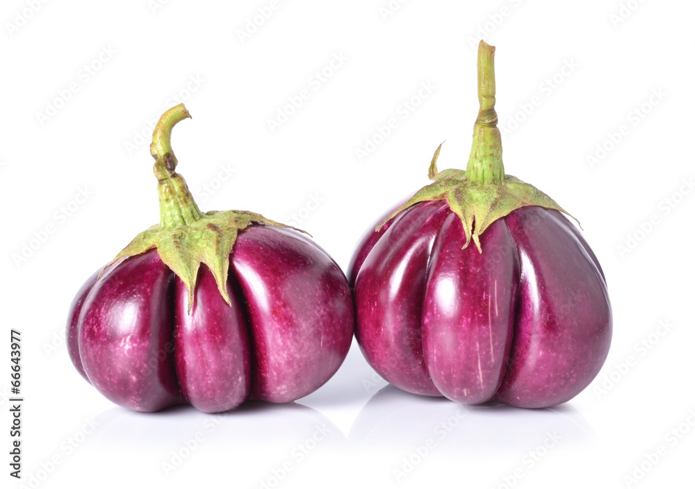 eggplant isolated on white background