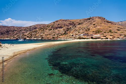 Kolona beach, Kythnos island