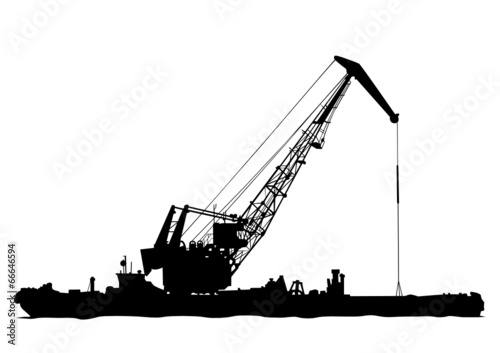Cranes in port