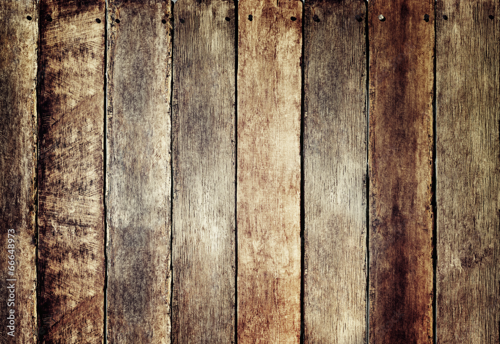 Fototapeta premium Wooden Fence with Copy Space